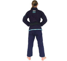 FUJI Suparaito Womens Pearl Weave BJJ Gi - Navy - Jitsu Armor