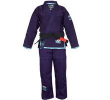 FUJI Suparaito Womens Pearl Weave BJJ Gi - Navy - Jitsu Armor