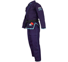 FUJI Suparaito Womens Pearl Weave BJJ Gi - Navy - Jitsu Armor