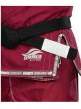 FUJI Suparaito Pearl Weave BJJ Gi - Burgundy - Jitsu Armor