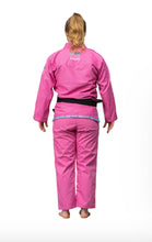 FUJI Suparaito Pearl Weave Womens BJJ Gi - Pink/Blue - Jitsu Armor