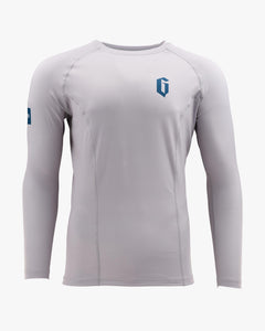 Gameness Men's LS Solid Rashguard - Durable, Performance BJJ Gear - Jitsu Armor