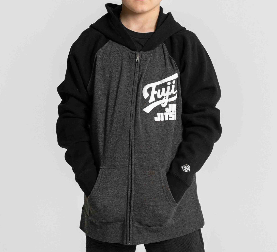 FUJI Kids Jiu Jitsu Varsity Zip Hoodie - Jitsu Armor