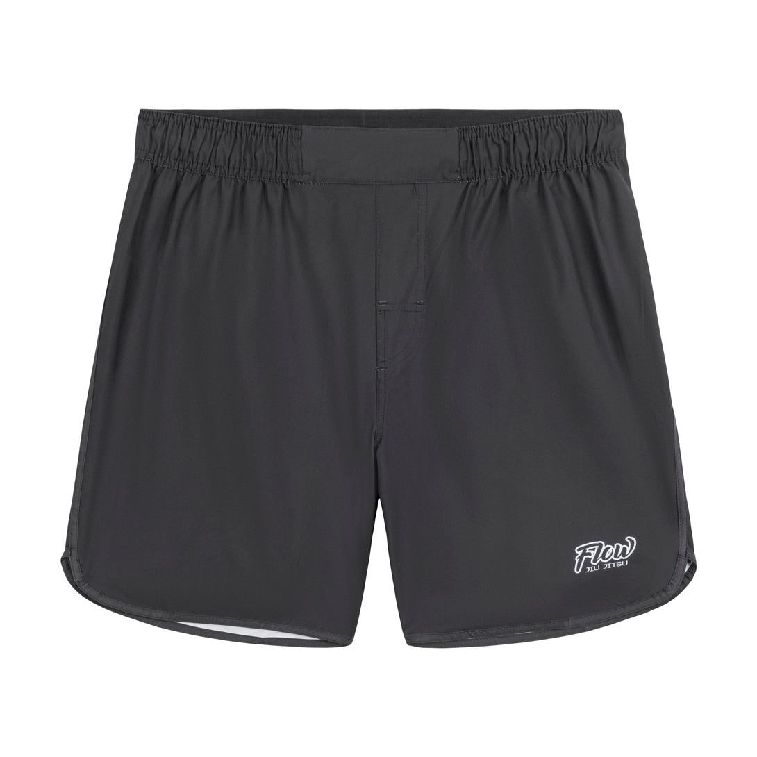 Flow Kimonos Black Grappling Shorts – Lightweight, Durable, No-Gi Training Gear