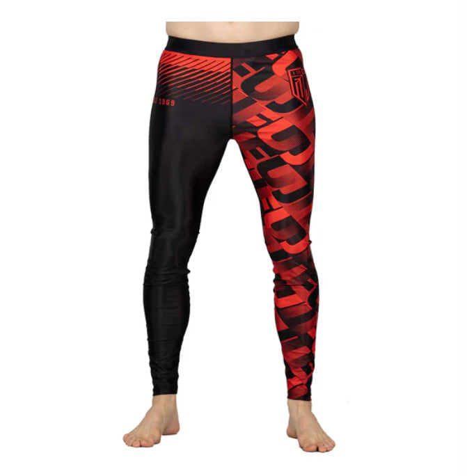 FUJI Match Grappling Spats — Red - Jitsu Armor