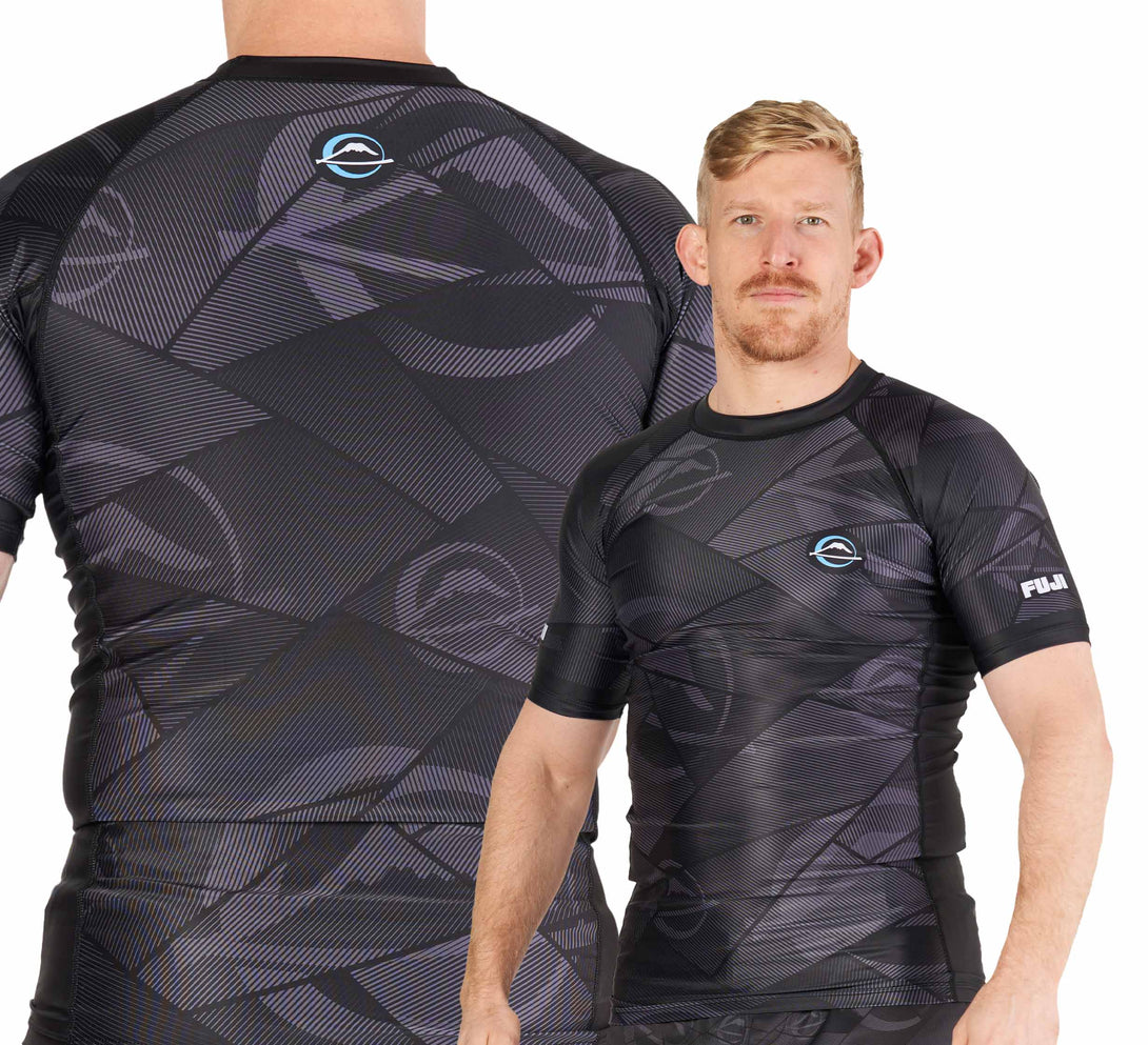 FUJI Battle Stripes Rashguard Black - Jitsu Armor