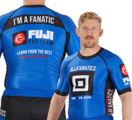 FUJI BJJ Fanatics Rashguard Blue - Jitsu Armor