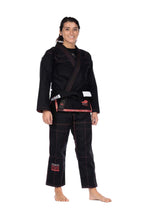 Fuji - Suparaito Pearl Weave Womens BJJ Gi - Black/Pink - Jitsu Armor