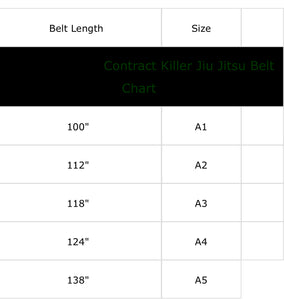 CK Fight Life - Contract Killer BJJ Belt - Jitsu Armor