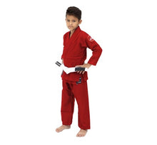 Vulkan - Ultra Light Neo Kids Jiu Jitsu Gi - Red - Jitsu Armor