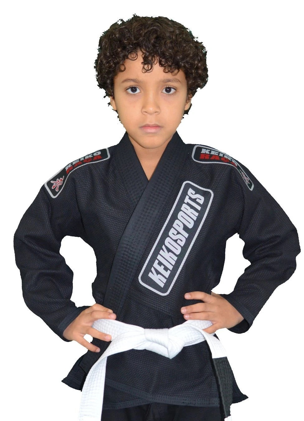 Keiko Sports - Kids BJJ Gi - Black - Jitsu Armor
