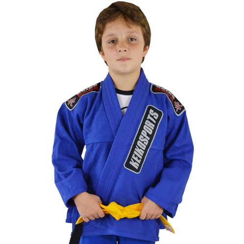 Keiko Sports - Kids BJJ Gi - Blue - Jitsu Armor