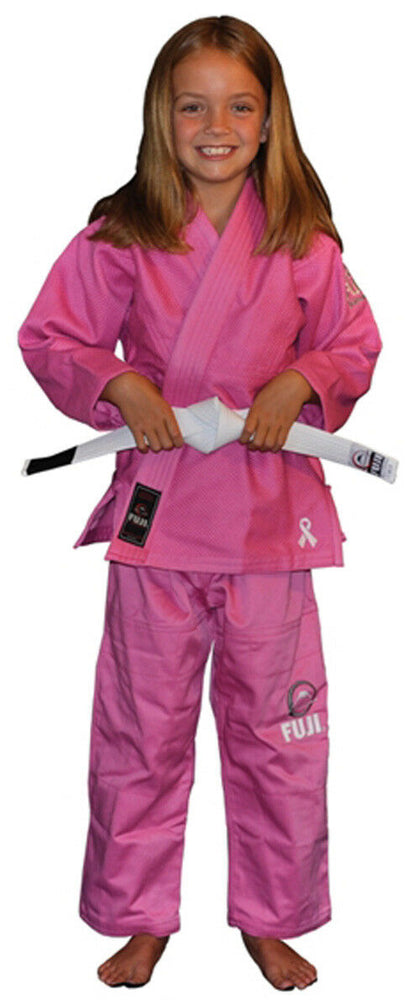 Fuji Kids All Around BJJ Gi - Pink | Durable BJJ Gi for Kids - Jitsu Armor