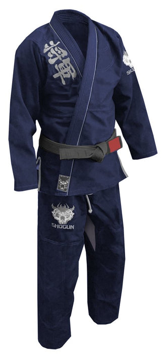 Shogun Fight - 'Kanji' Ultra-Light BJJ Gi - Blue/Silver - Jitsu Armor