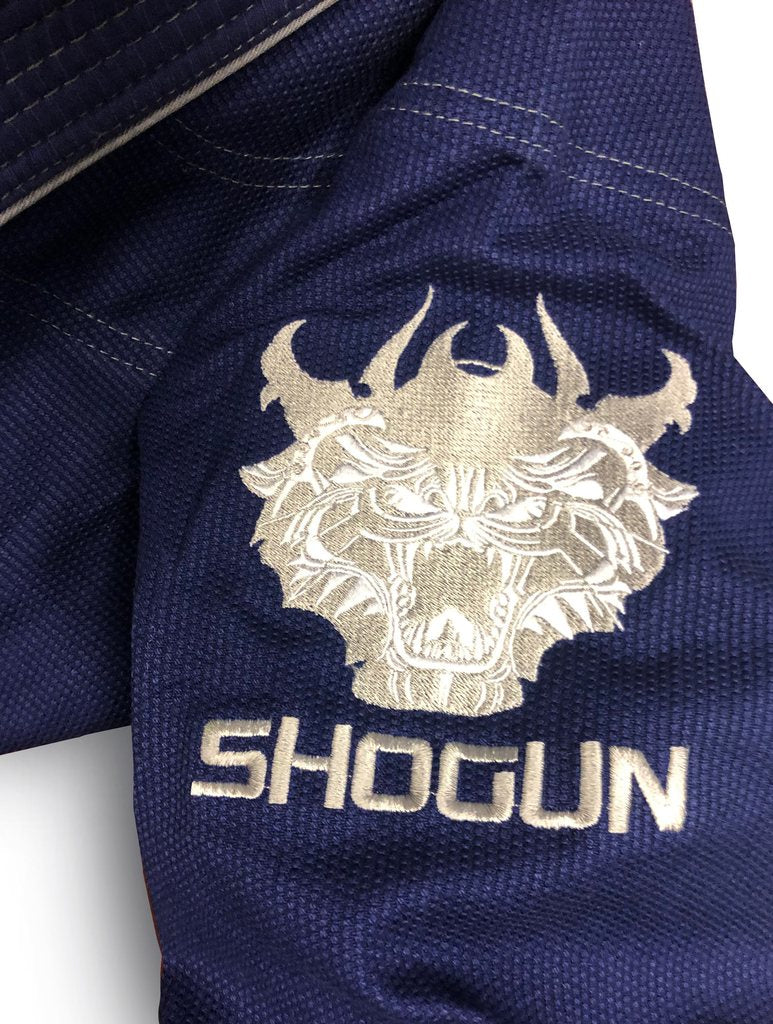 Shogun Fight - 'Kanji' Ultra-Light BJJ Gi - Blue/Silver - Jitsu Armor