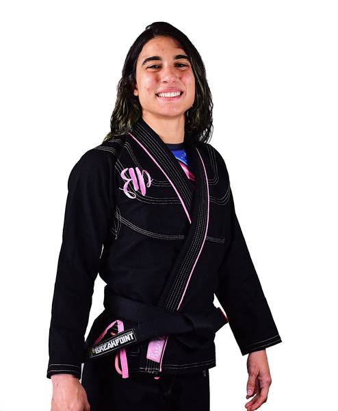 Break Point BP Diamond Girls Jiu Jitsu Gi - Black - Jitsu Armor